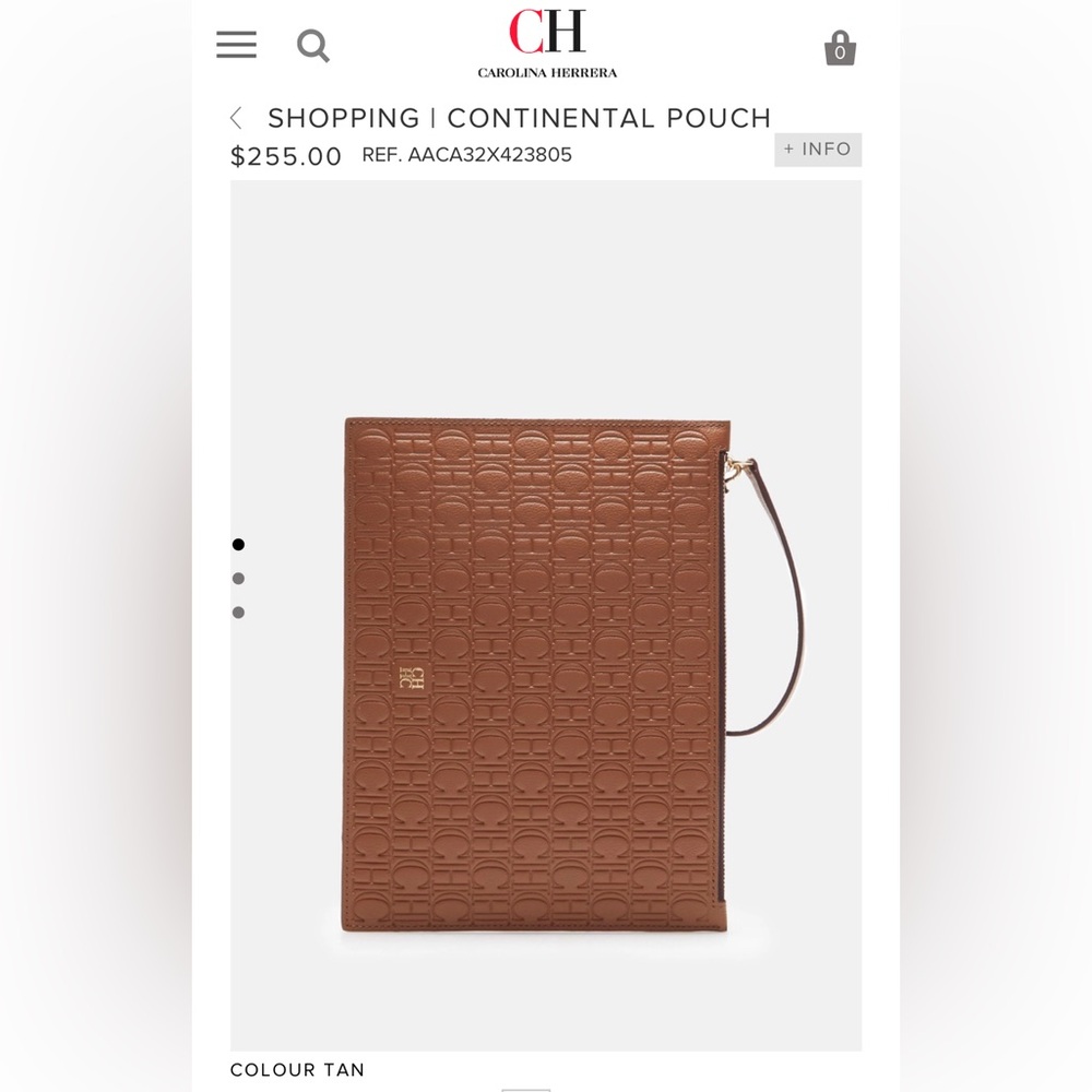 Carolina Herrera Continental Pouch